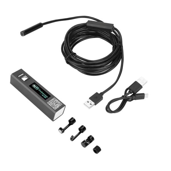 Endoskopowa kamera Wi-Fi z wodoodpornością IP66 i elastycznym przewodem o długości 5 m