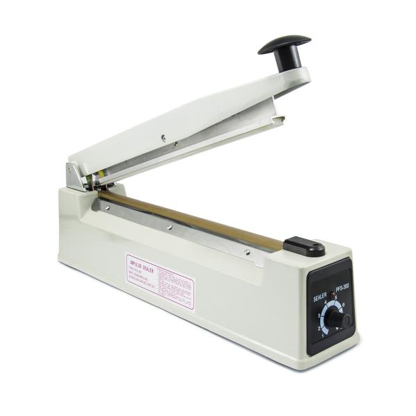 Dźwigniowa zgrzewarka do folii PFS-300X, szerokość zgrzewu 8 mm, długość 300 mm