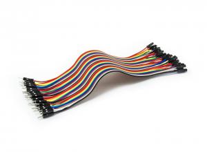 Zestaw przewodów połączeniowych z wtykami męsko-żeńskimi 40szt