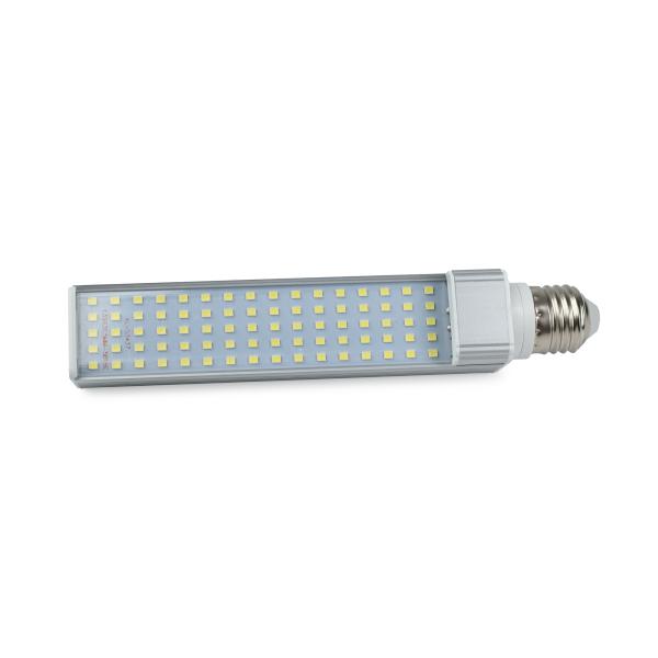 Żarówka LED E27, 80xLED, aluminiowy radiator, 6000K, 1200lm, 9W