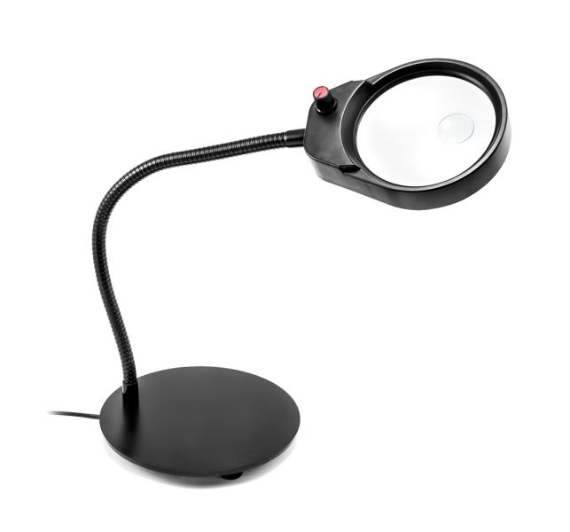 Lampa biurkowa USB LED z lupą PDOK PD-4S 8D 3x zoom