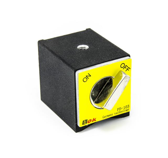 Magnetyczny uchwyt pryzmatyczny PDOK PD-103, 80 kg, gwint M8