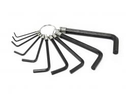 Zestaw kluczy imbusowych R'DEER na pierścieniu 10 szt