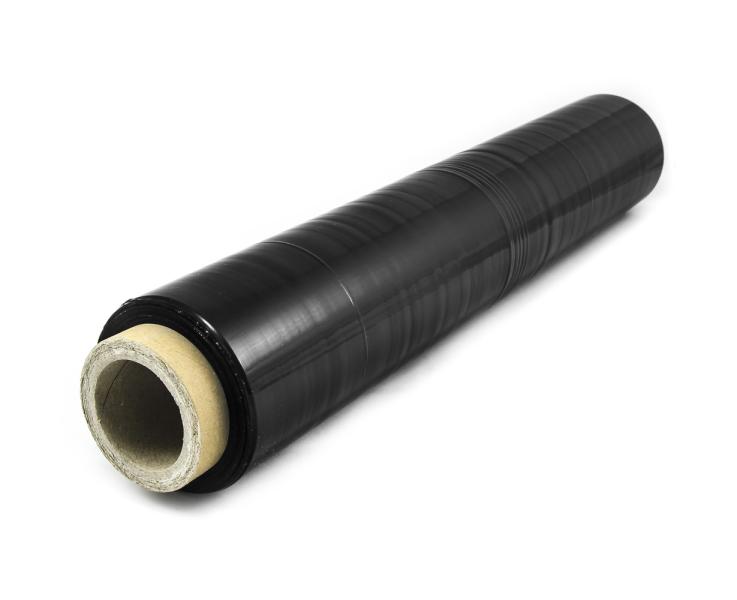 Folia stretch mocująca 500mm 150m czarna 23my