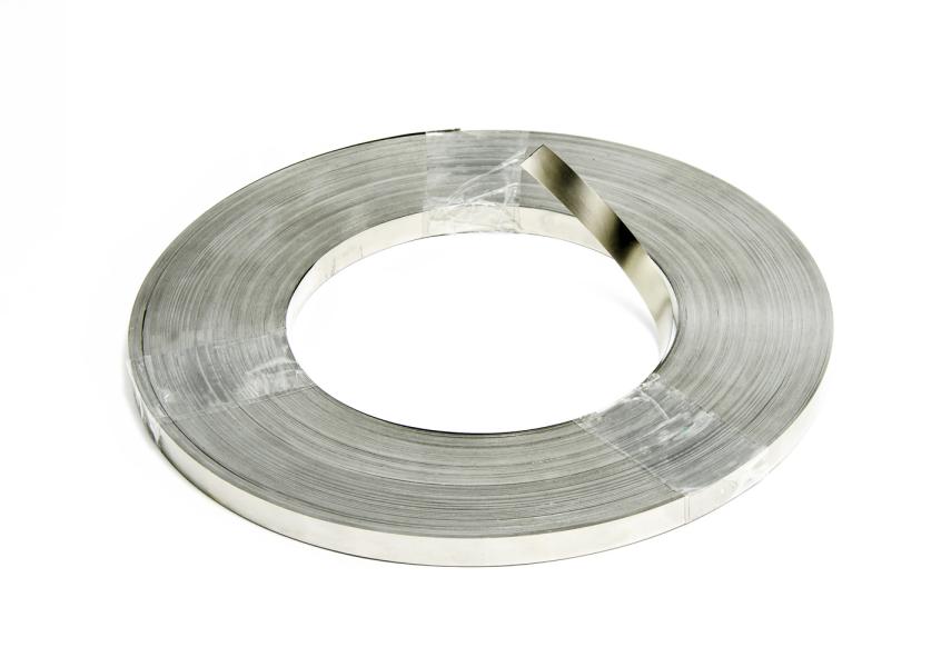 Niklowany drut płaski do spawania (zgrzewania punktowego) akumulatorów w pakiety o średnicy 8 mm