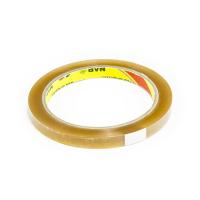 Taśma klejąca do zamykania toreb, szerokość 9 mm, przezroczysta