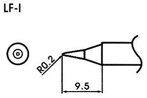 Grot do lutownic bezołowiowych LF-I