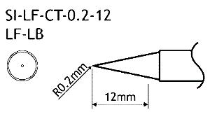 Bezołowiowy grot lutowniczy LF-LB