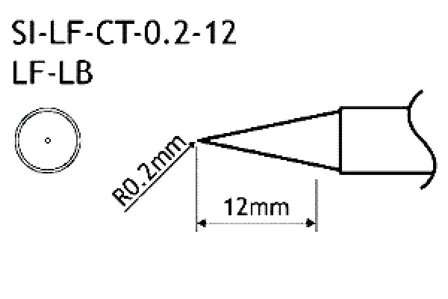 Bezołowiowy grot lutowniczy LF-LB