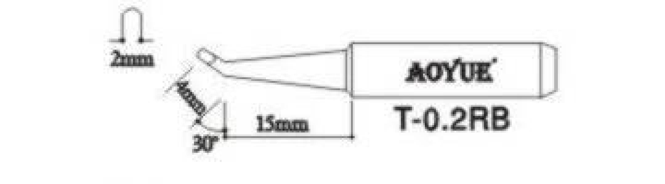 Grot do klasycznych lutownic T-0.2RB