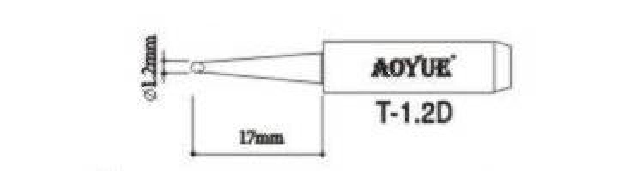 Grot do klasycznych lutownic T-1.2D