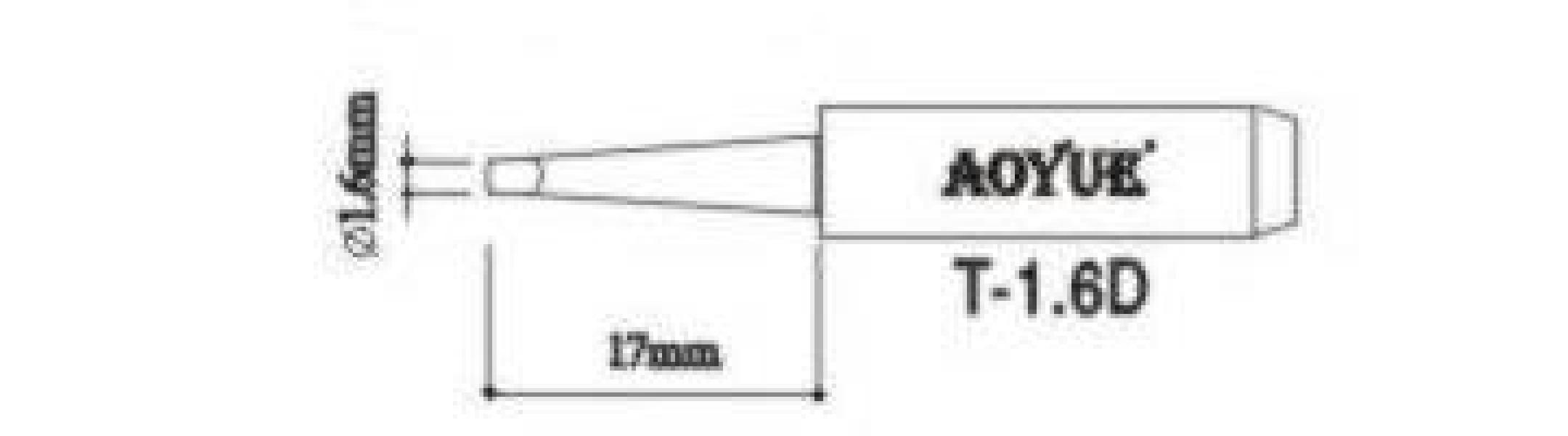 Grot do klasycznych lutownic T-1.6D