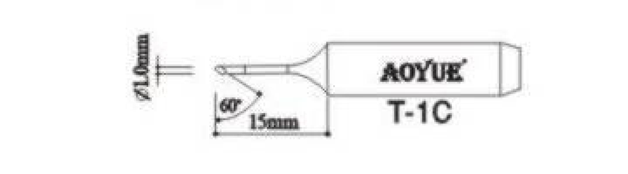 Końcówka do klasycznej lutownicy T-1C