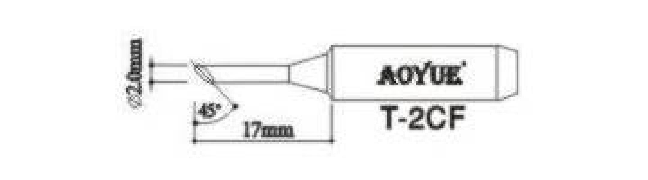 Końcówka do klasycznej lutownicy T-2CF