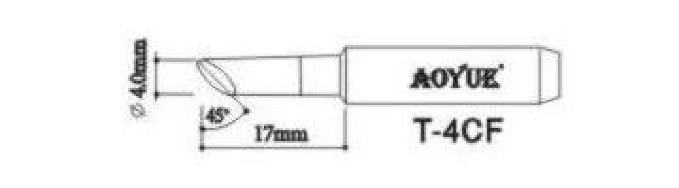 Grot do klasycznych lutownic T-4CF
