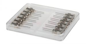 Igły dozujące ze stali nierdzewnej z podwójnym końcem 25G 12szt