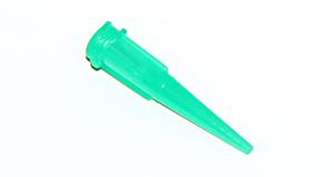 Stożkowe plastikowe igły dozujące zielone 18G 1szt