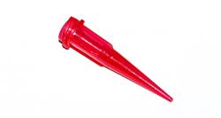 Stożkowe plastikowe igły dozujące czerwone 25G 1szt