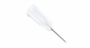 Przyklejone igły dozujące z kaniulą ze stali nierdzewnej 12,7 mm przezroczyste 27G 1 szt