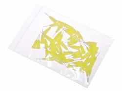 Przyklejane igły dozujące z kaniulą ze stali nierdzewnej 12,7mm żółte 32G 50szt