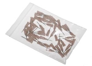 Igły dozujące ze stali nierdzewnej z włożoną rurką teflonową 21G 50szt