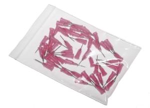 Igły dozujące ze stali nierdzewnej z włożoną rurką teflonową 25G 50szt