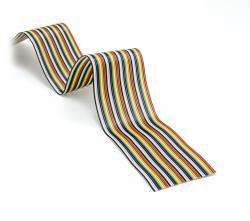 Kabel płaski (szelki) FBK40 kolorowy, 40 żył, AWG29