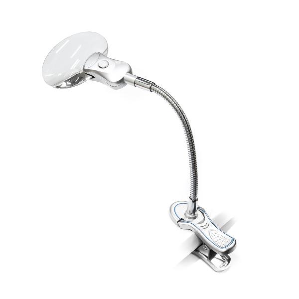 Szkło powiększające z podświetleniem i mocowaniem do blatu G-818-09