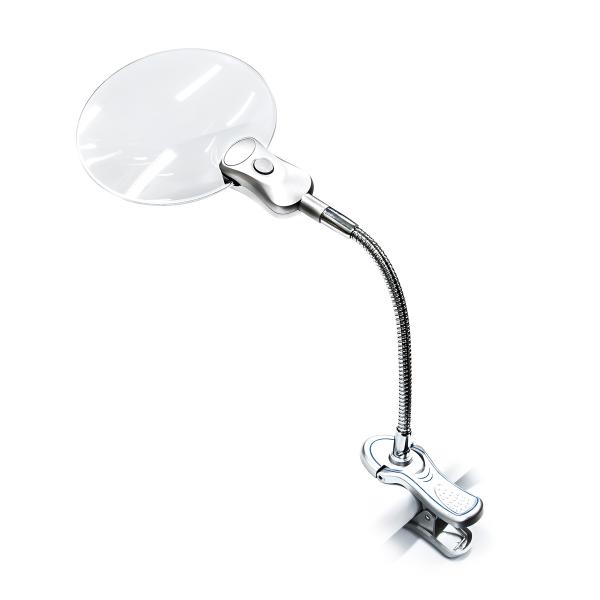 Szkło powiększające z podświetleniem i mocowaniem do blatu G-818-13