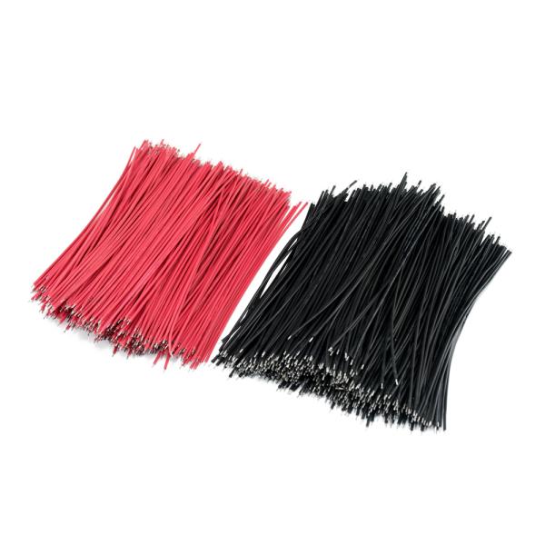 Cynowany przewód miedziany (czarny, długość 120 mm)