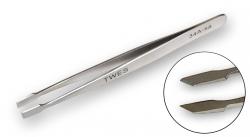 Niemagnetyczna pęseta ze stali nierdzewnej do szerokiego uchwytu TWES 34a