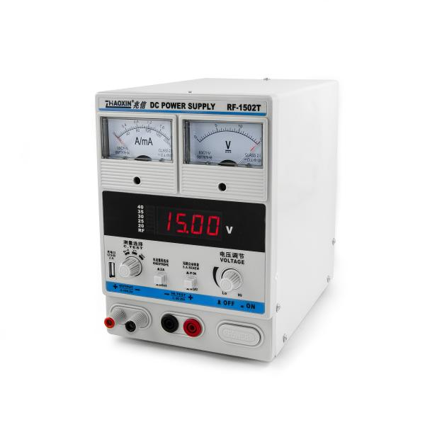 Zasilacz laboratoryjny RF-1502T 0-15V/2A