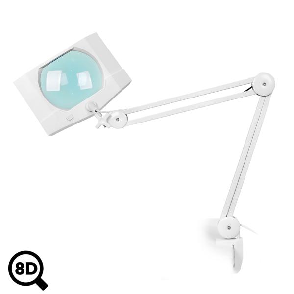 Lampa serwisowa Mega LED ze sterowaniem i dużą lupą 8D
