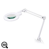 Lampa serwisowa LED ze szkłem powiększającym IB-150, średnica 150 mm, 5D