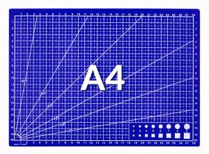 Mata do cięcia niebieska A4 30x22cm