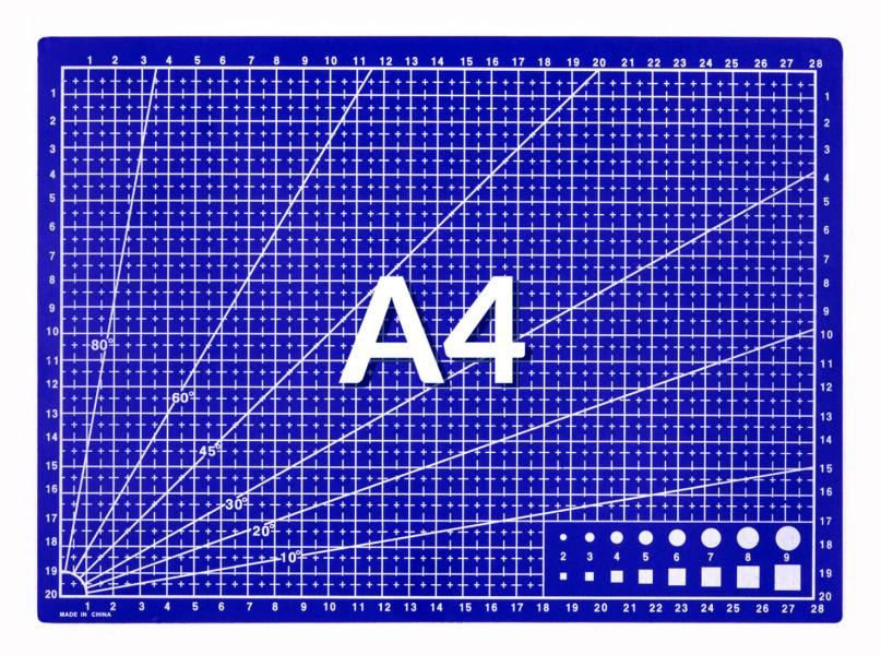 Mata do cięcia niebieska A4 30x22cm