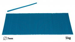 Niebieskie wkłady topliwe do pistoletu do kleju o średnicy 7 mm 1 kg