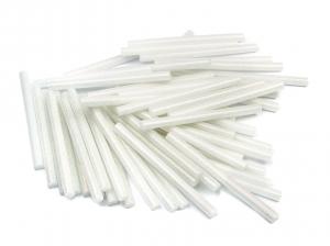 Wkłady do pistoletu do klejenia na gorąco mleczne z brokatem (brokat) średnica 11 mm, 1 kg