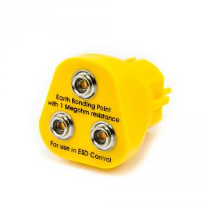 Wtyczka ESD do gniazda UE 230V, 3x zatrzask ESD 10mm