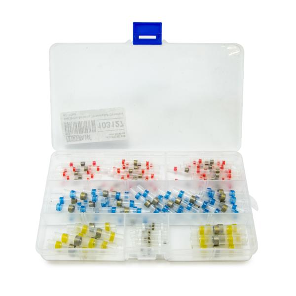 Złącza lutowane z koszulką termokurczliwą, 1,7-6mm 100szt