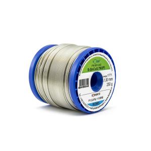 Bezołowiowy lut rurowy SN100 SnCu0,7Ni(P) 1,0mm 0,25Kg