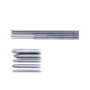 Zestaw 5 końcówek krzyżakowych HIOS H4(∅4) PH2, PH1, PH0 - 150mm