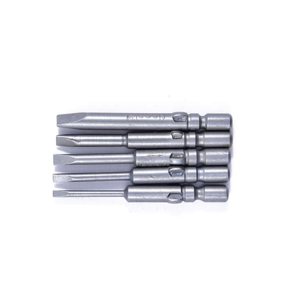 Zestaw 5 płaskich bitów HIOS H4(∅4) 4-1,6mm - 40mm