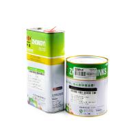 Czarny tusz rozpuszczalnikowy z rozpuszczalnikiem do tampodruku 1L+1L