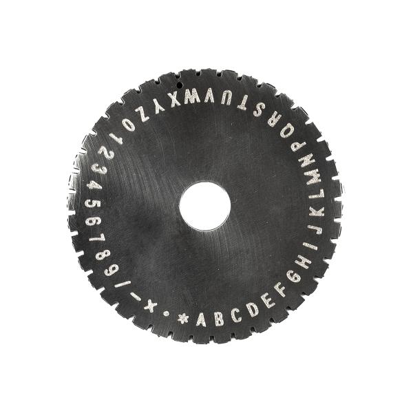 Tłoczenie dla ZX-360 wysokość znaków 4 mm