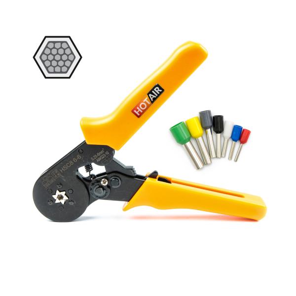 Szczypce boczne do zaciskania tulejek HSC8 6-6 0,25-6mm2