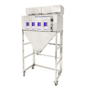 Czterogłowicowy dozownik przemysłowy do materiałów sypkich i mieszanek 4x 10-500g