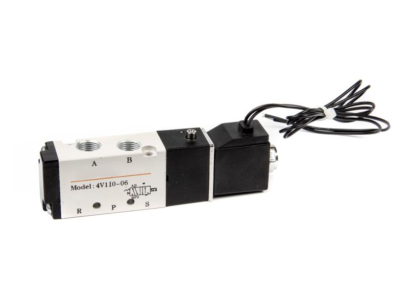 Elektrycznie sterowany zawór powietrza (elektromagnetyczny) DC12V G 1/8" 4V110-06