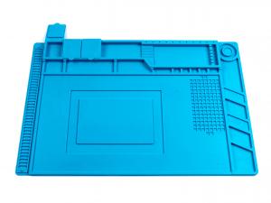 Duża podkładka silikonowa 455x300mm z organizerem do serwisowania i naprawy telefonów komórkowych, tabletów