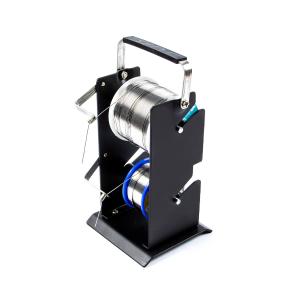 Podajnik cyny z uchwytem na dwie cewki